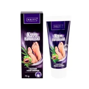 Крем за крака против мазоли с масло от кестен и коноп – EDITT 75гр.